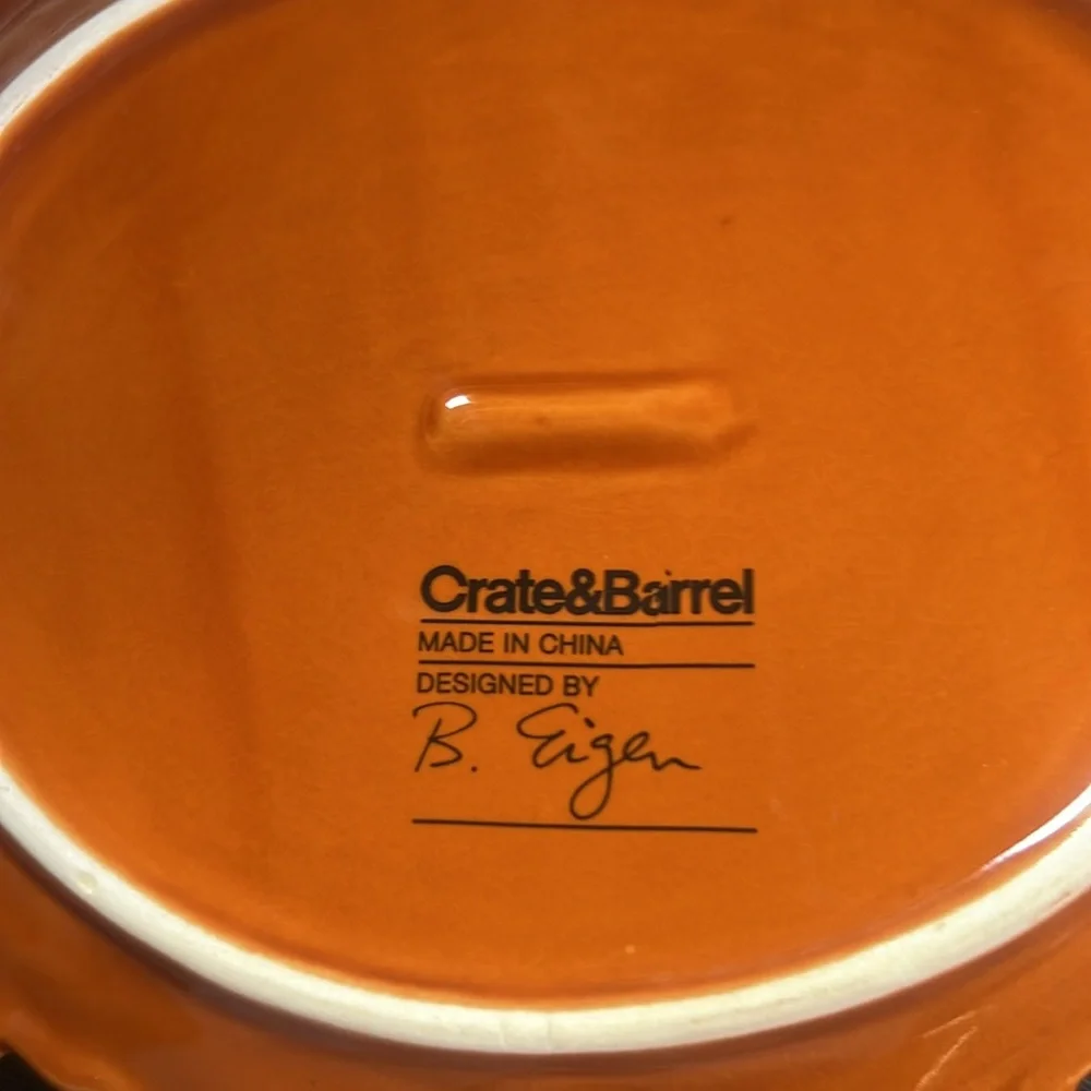 Crate & Barrel Appetizer Plates